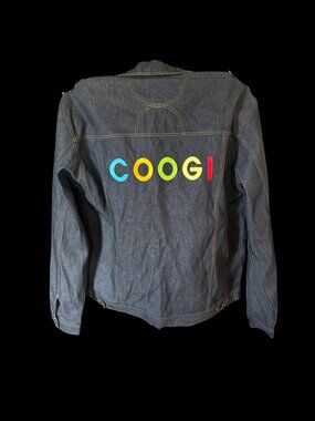COOGI Vintage Men's Blue and Navy Jacket